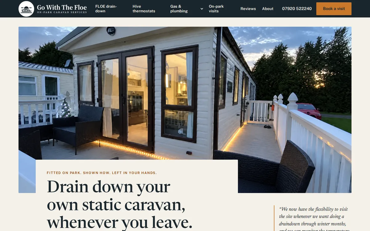 The Go With The Floe website