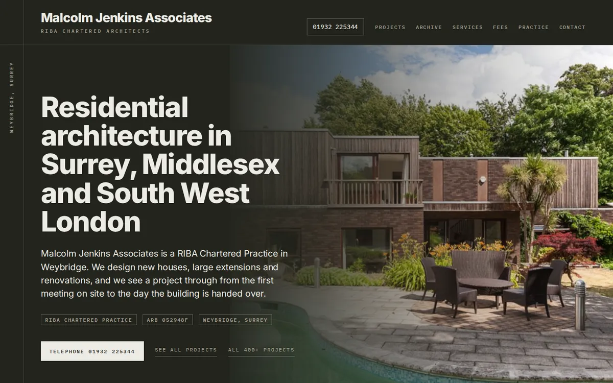 The Malcolm Jenkins Associates website